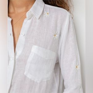 Rails Charli Embroidered Daisy Shirt